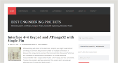 Desktop Screenshot of bestengineeringprojects.com